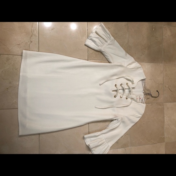 Julie Brown Cream Dress - Picture 3 of 5